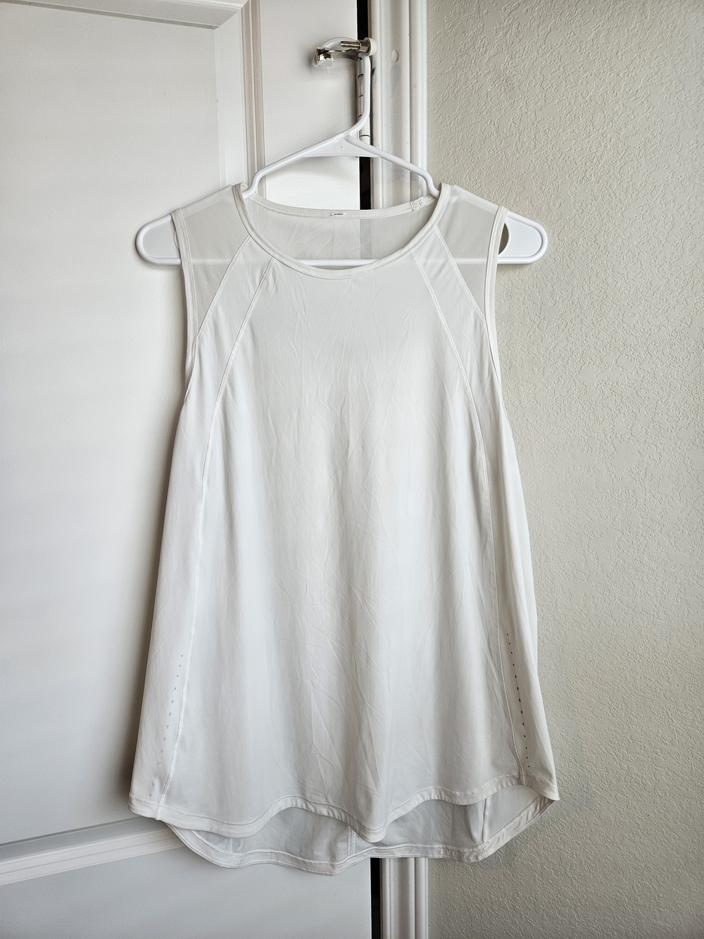 White Lululemon Sculpt Tank Top